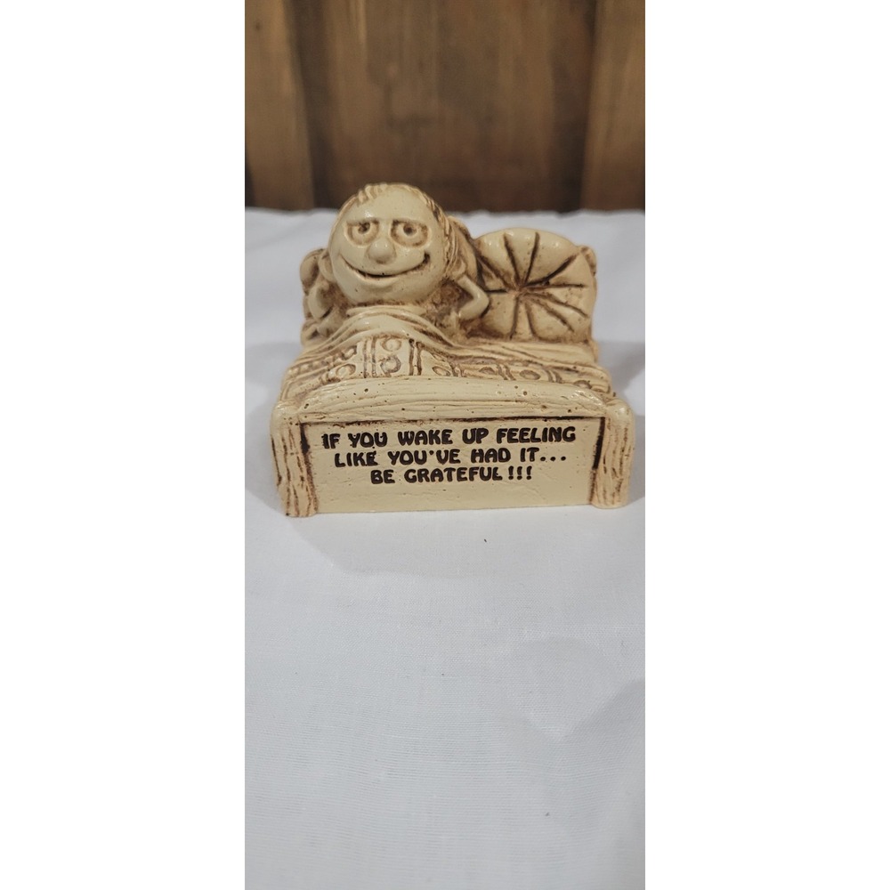 Vintage 1974 PAULA FIGURINE W-377 "If You Wake Up Feeling" MADE IN THE USA